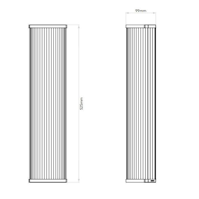Brązowy szklany kinkiet Avignon Round 525