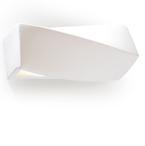 Ceramiczny kinkiet Sigma Mini w białym kolorze
