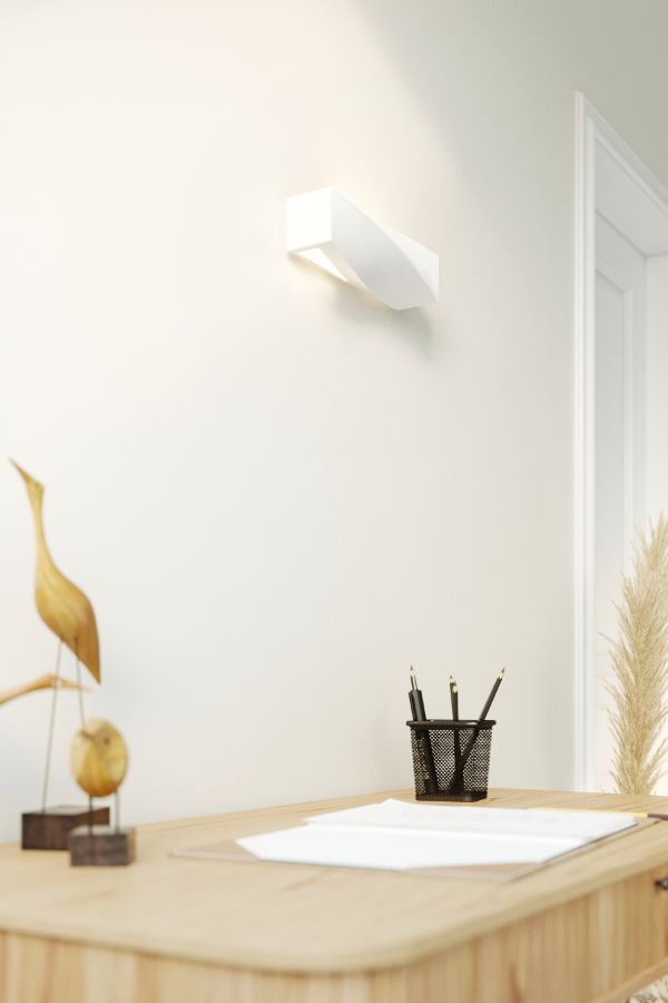 Ceramiczny kinkiet Sigma Mini w białym kolorze