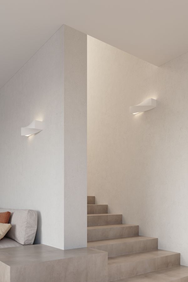 Ceramiczny kinkiet Sigma w kolorze białym