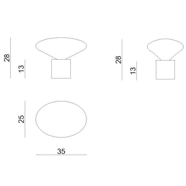 Cocoon – stylowa lampa stołowa z białym kloszem i drewnianą podstawą