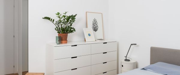 Czarna, biurkowa lampa LED Demetra Micro Tavolo z funkcją ściemniania