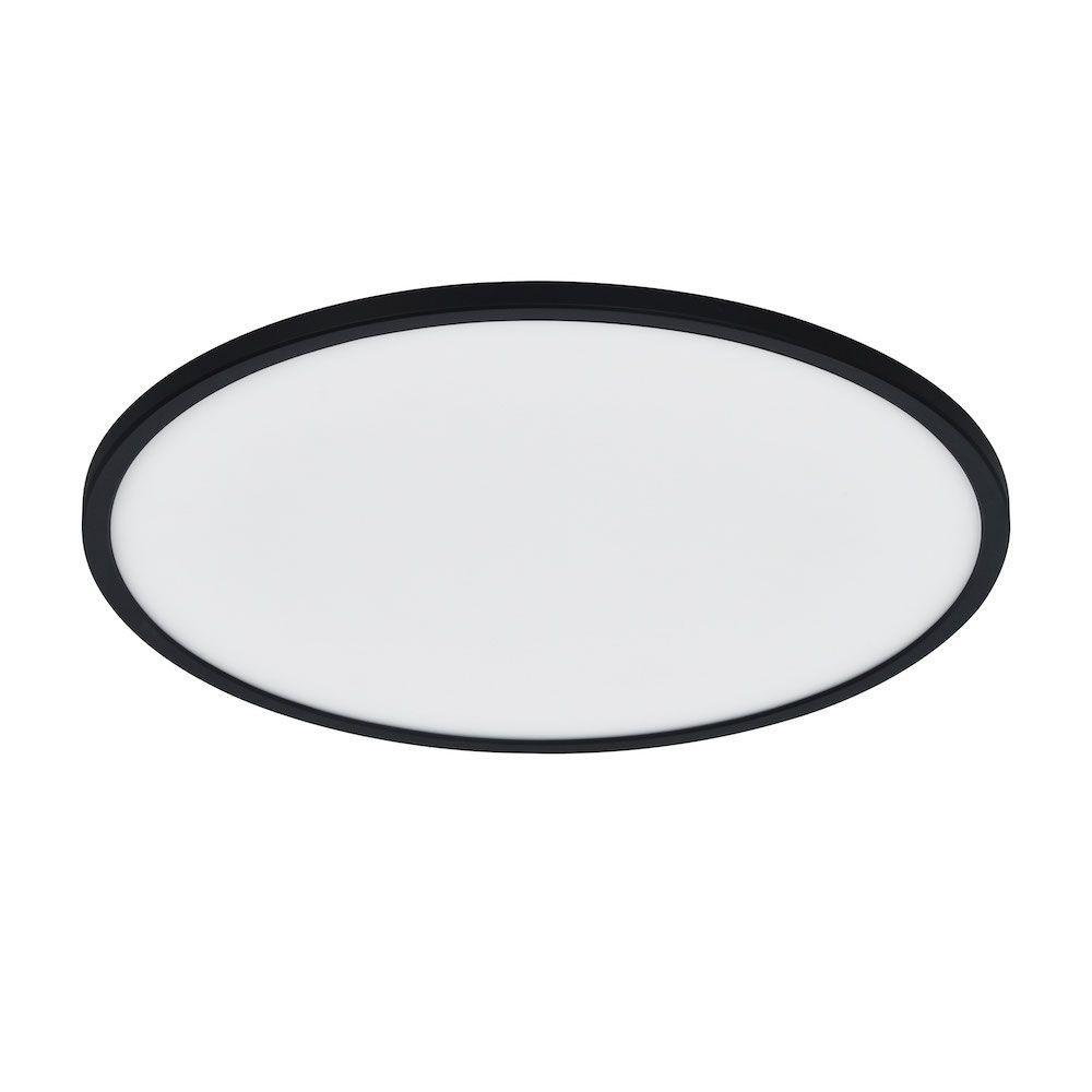 Czarna, duża lampa sufitowa Oja Smart 60