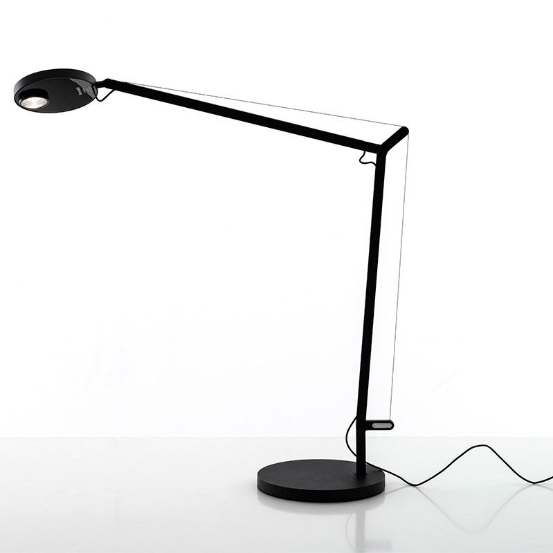 Czarna lampa stołowa LED Demetra Professional Tavolo
