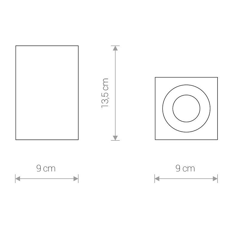 Czarna lampa sufitowa Bravo o klasie szczelności IP54