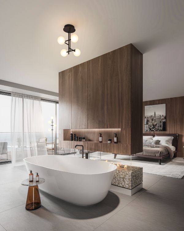 Czarna lampa sufitowa Cellar S