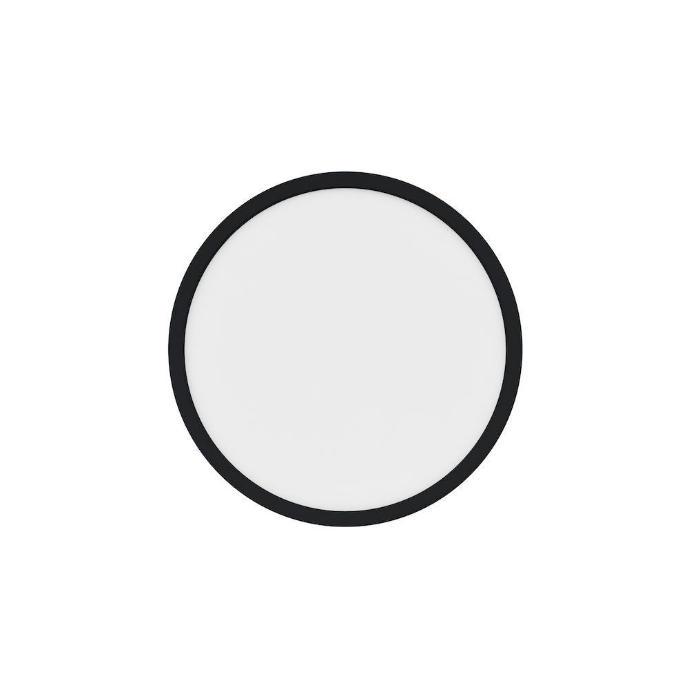 Czarna lampa sufitowa Oja 29 z inteligentnymi funkcjami