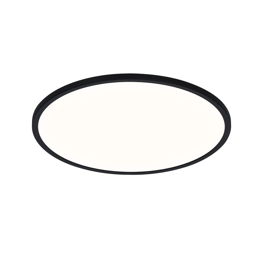 Czarna lampa sufitowa Oja 42 do łazienki, z możliwością wyboru barwy światła 3000K lub 4000K