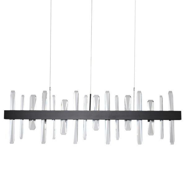 Czarna lampa wisząca Arctic o długości 100 cm