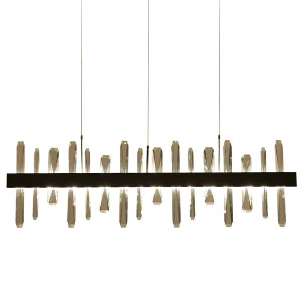 Czarna lampa wisząca Arctic o długości 100 cm