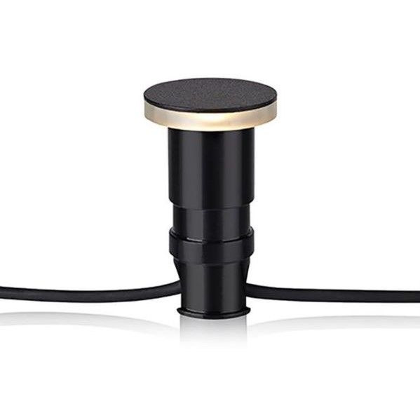 Czarna oprawa wpuszczana Garden 24 - 6 mm, IP44