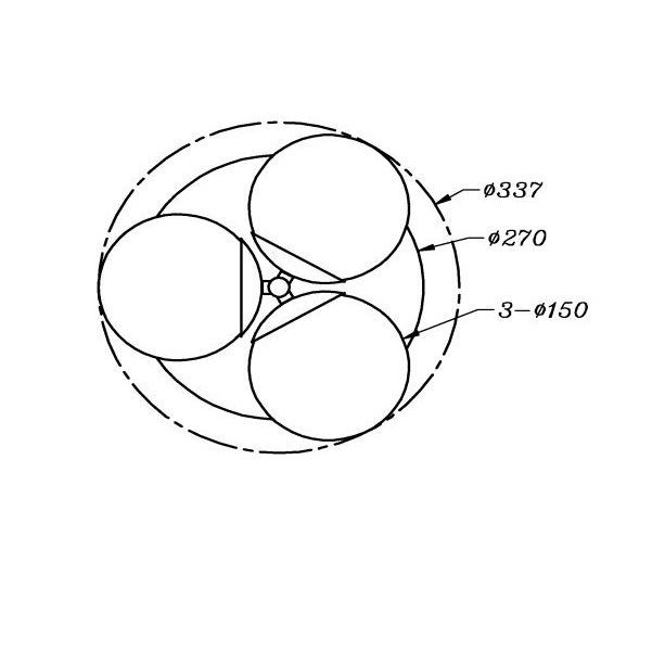 Czarna podłogowa lampa Nostalgia ze szklanymi kloszami