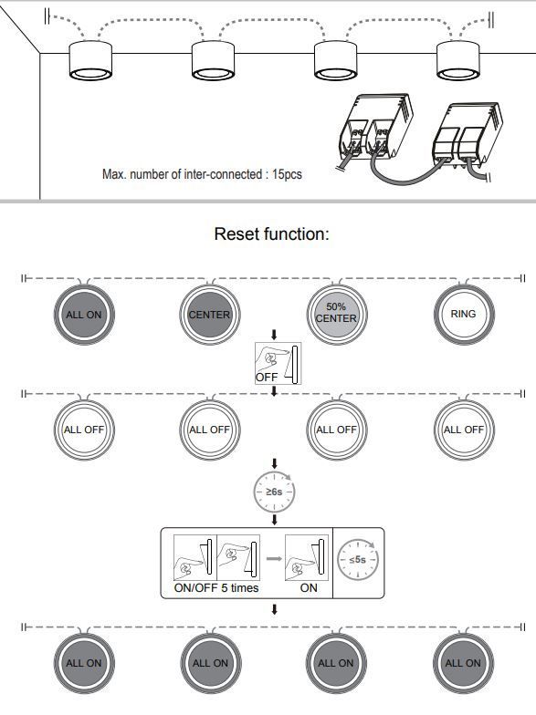 Czarno-srebrna lampa sufitowa LED Fallon do kuchni