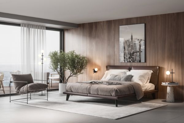 Czarny kinkiet Cellar z kulistym, szklanym kloszem