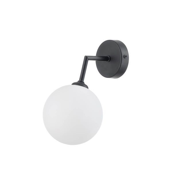 Czarny kinkiet Dorado idealny na klatkę schodową