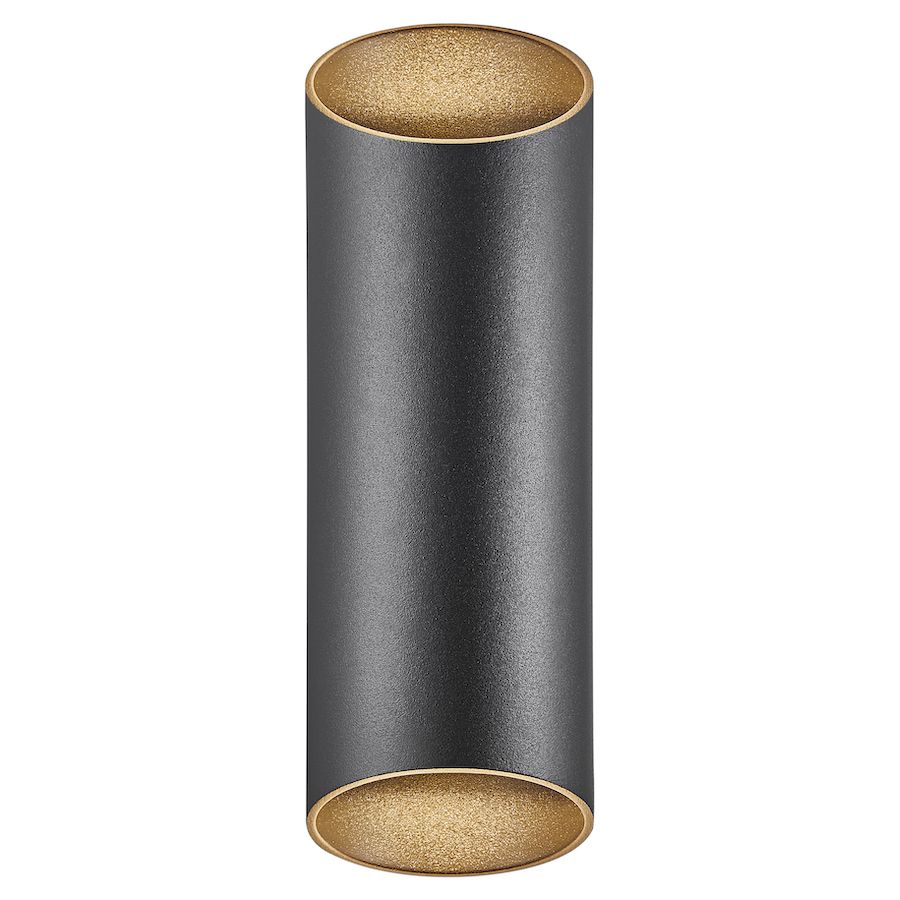 Czarny kinkiet Nico Round o okrągłym kształcie i klasie szczelności IP54