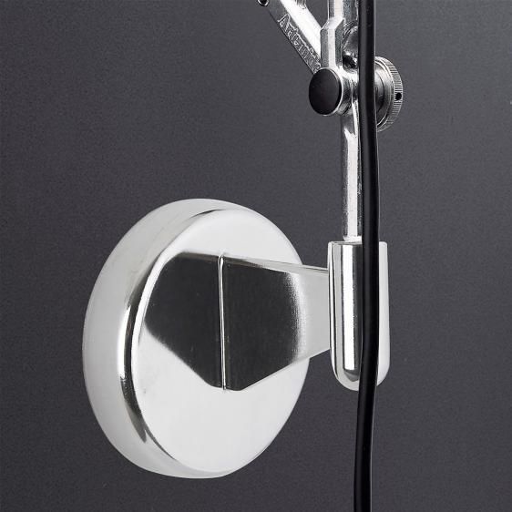 Czarny kinkiet Tolomeo Parete z wysięgnikiem