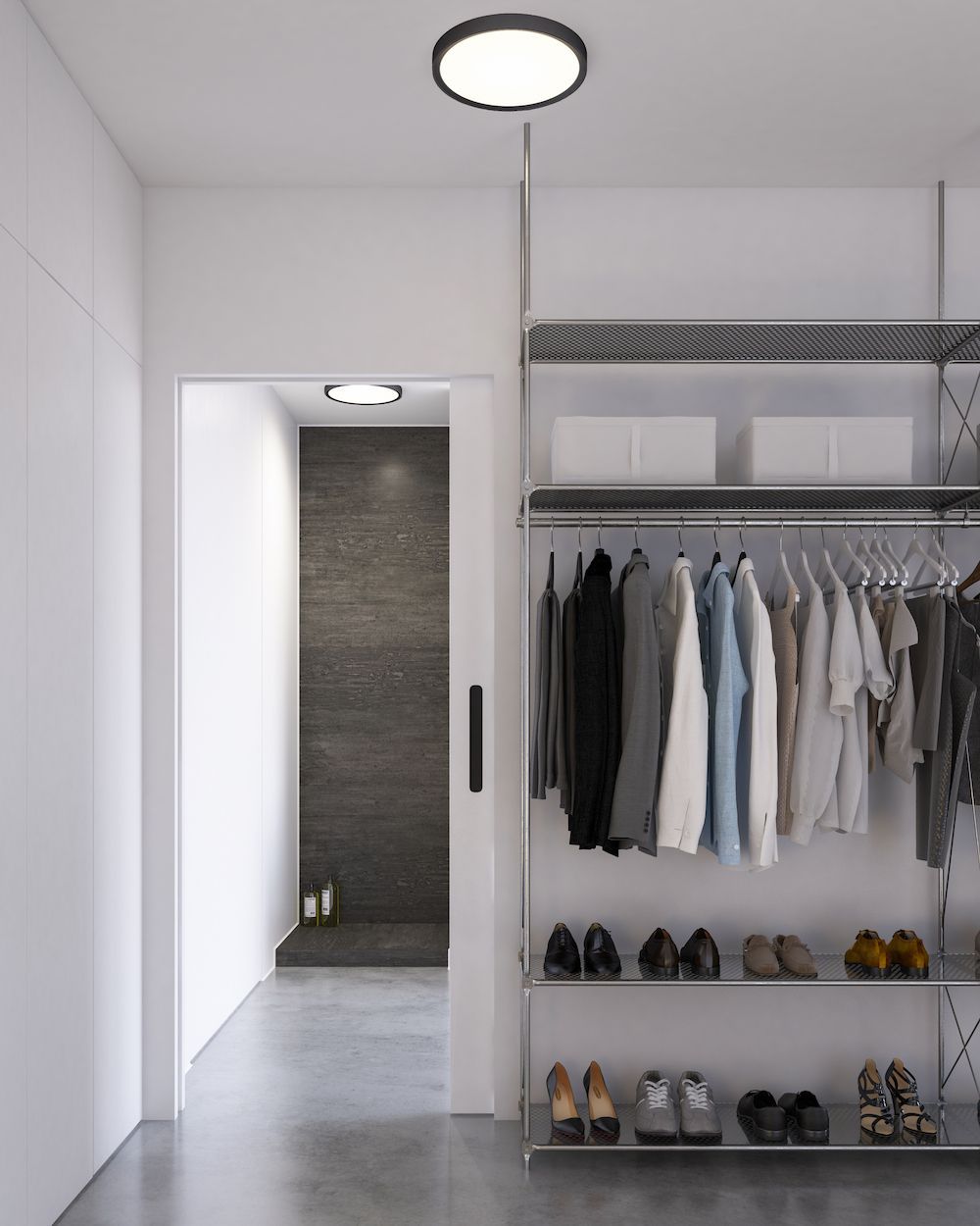 Czarny plafon Livia Smart