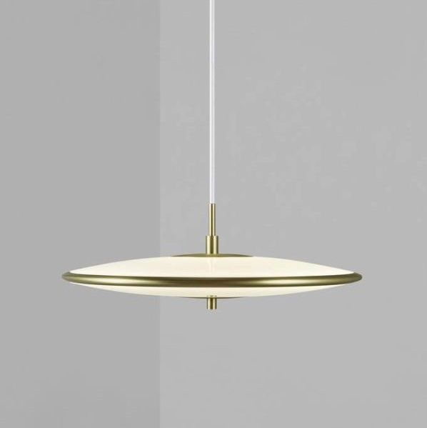 Duża lampa wisząca Blanche 42 - DFTP, złote detale