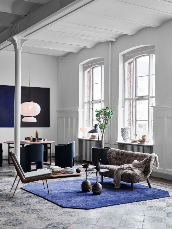 Duży lampion wiszący Formakami JH5 inspirowany stylem japandi