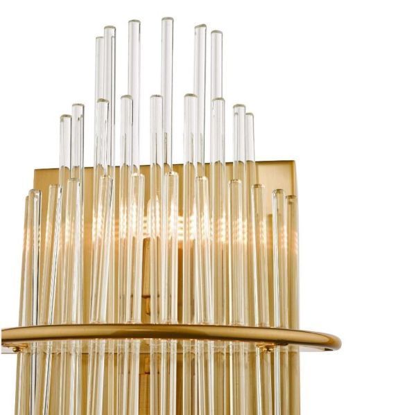 Elegancki kinkiet Lukas z dekoracyjnego szkła