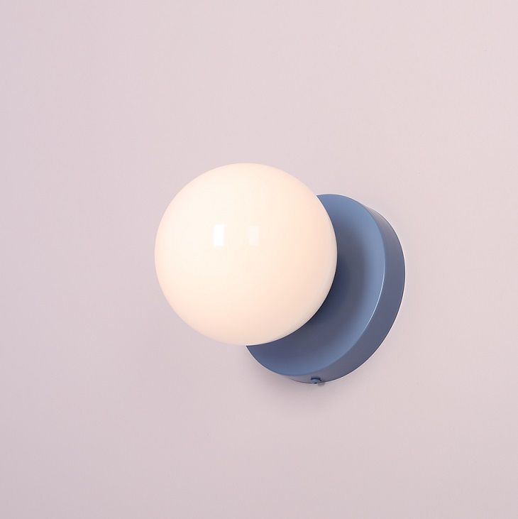 Kinkiet Ball II S - dusty blue, do dziecięcego pokoju