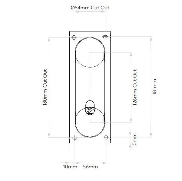 Kinkiet Fuse 3 w kolorze czarnym z oświetleniem LED i portem USB