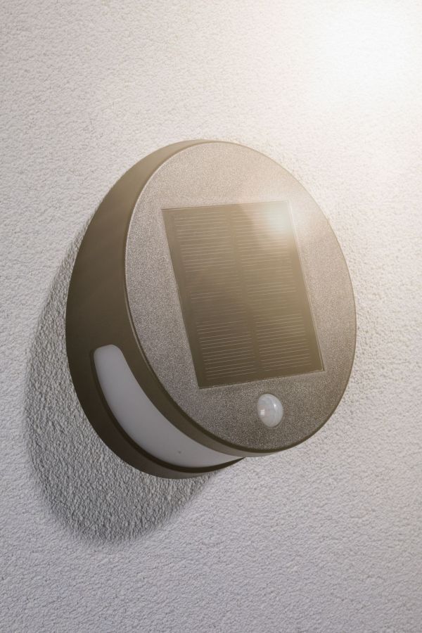 Kinkiet solarny Helena z czujnikiem ruchu i klasą szczelności IP44