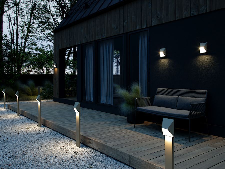 Kremowy kinkiet Pontio 15 o klasie szczelności IP54