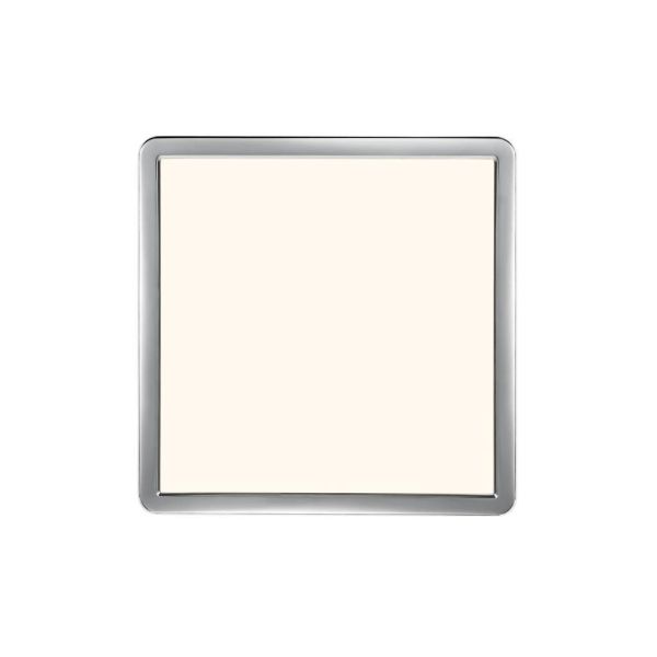 Kwadratowy plafon Oja Square o wymiarze 29 cm, klasie szczelności IP54 oraz temperaturze barwowej 3000K/4000K