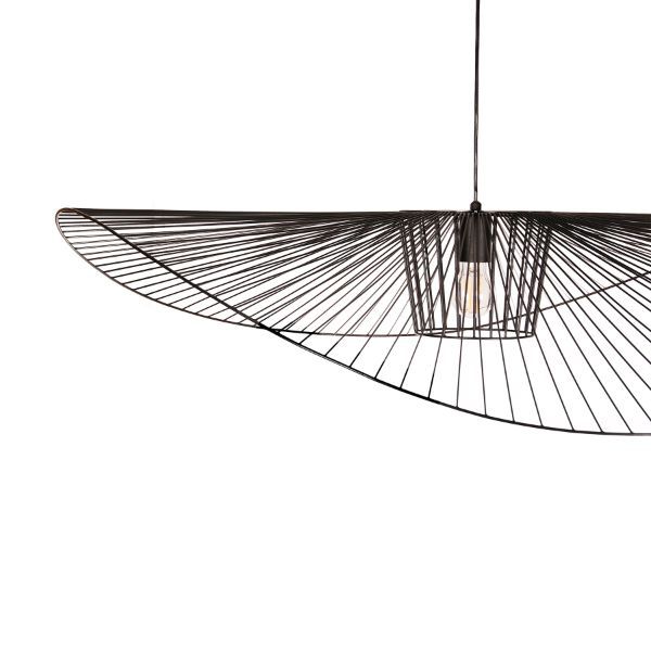 Lampa Kapelusz z czarnym kloszem