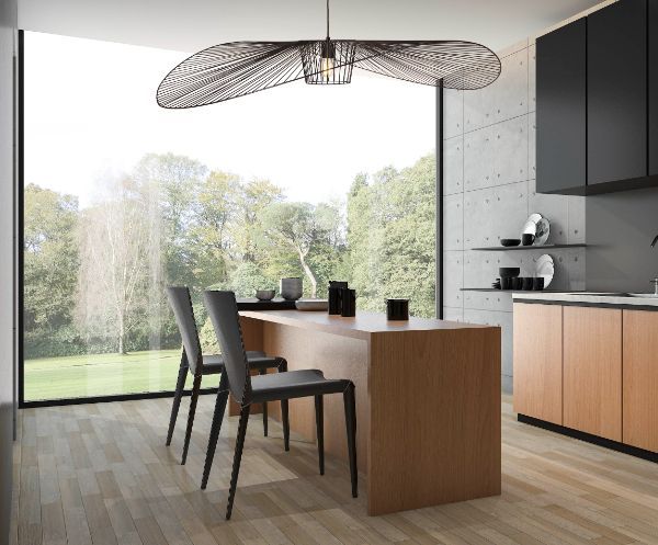 Lampa Kapelusz z czarnym kloszem