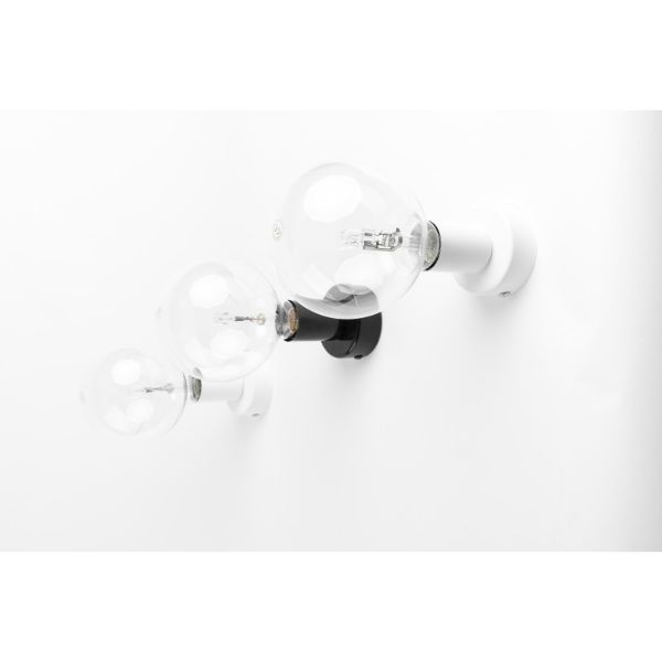 Lampa loftowa do montażu na ścianie lub suficie w czarnym wykończeniu