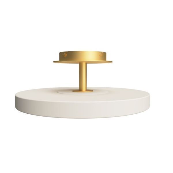 Lampa sufitowa LED Asteria Up M w kolorze perłowej bieli