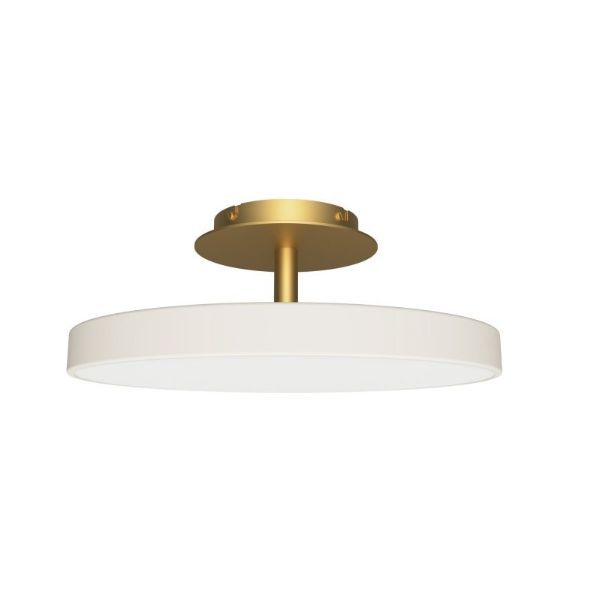 Lampa sufitowa LED Asteria Up M w kolorze perłowej bieli