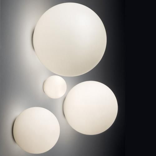 Lampa sufitowa lub kinkiet Dioscuri Parete / Soffitto z szklanym kloszem i klasą szczelności IP44