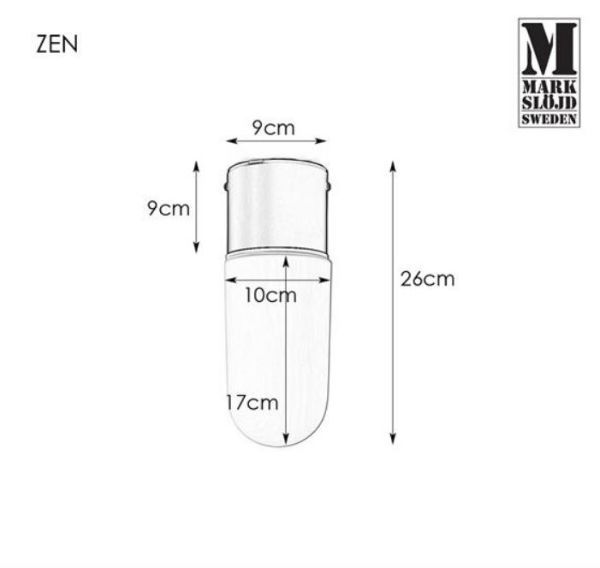 Lampa sufitowa Zen z czarną podstawą i mlecznym kloszem, posiadająca klasę szczelności IP44