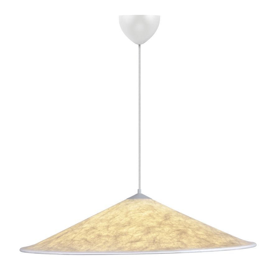Lampa wisząca Hill od DFTP z szerokim kloszem wykonanym z materiału Tyvek
