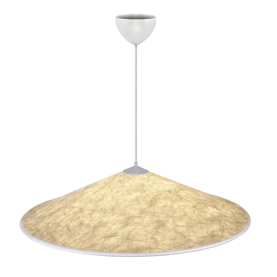 Lampa wisząca Hill od DFTP z szerokim kloszem wykonanym z materiału Tyvek