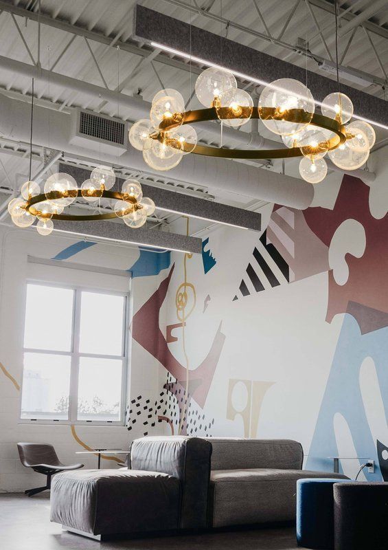 Żyrandol wiszący do salonu Orion - modern