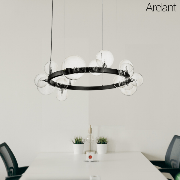 Żyrandol wiszący do salonu Orion - modern