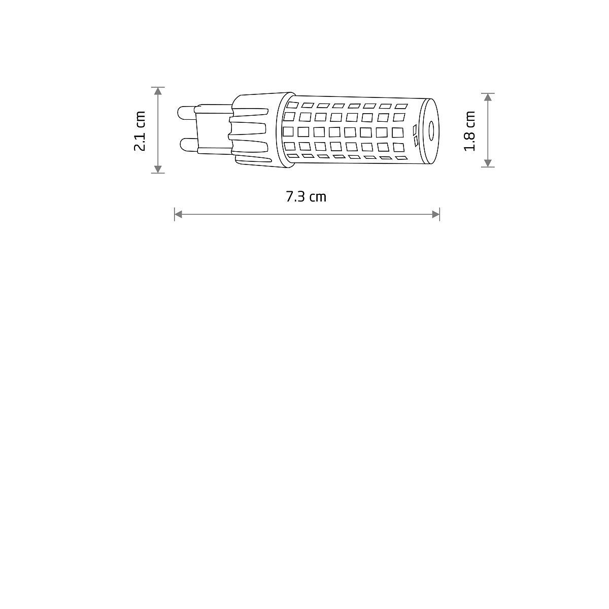 LED G9 o barwie 3000K
