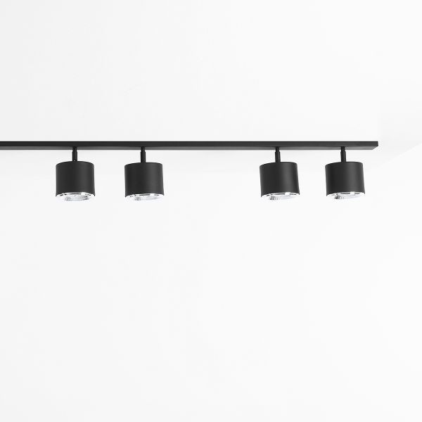Listwa sufitowa Bot 6 w kolorze czarnym