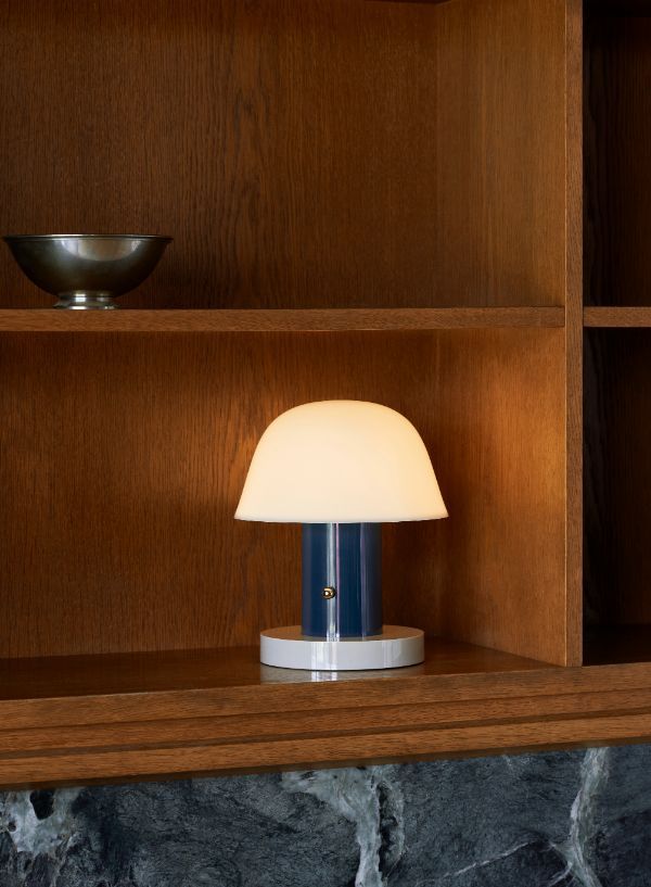 Mobilna lampa Setago JH27 w kolorze granatowym