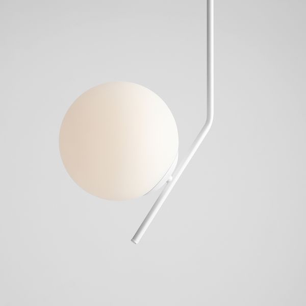 Nowoczesna biała lampa sufitowa Gallia 1