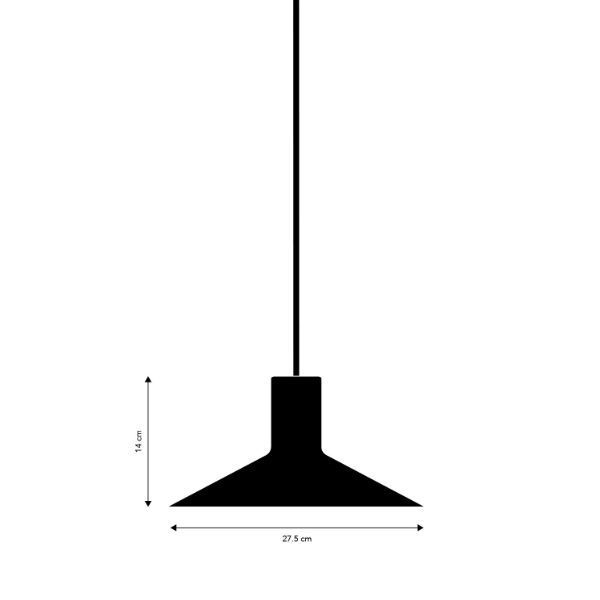 Nowoczesna, wisząca lampa w kolorze czarnym Minneapolis