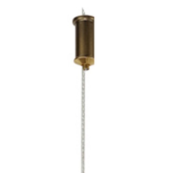 Nowoczesna złota lampa wisząca O-Line - S o długości 63 cm