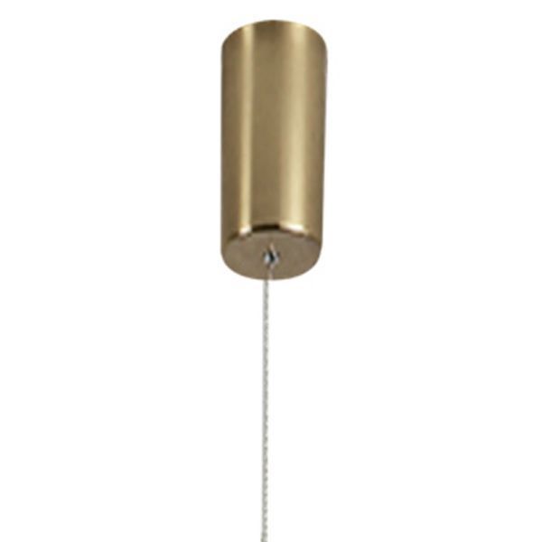 Nowoczesna złota lampa wisząca O-Line - S o długości 63 cm