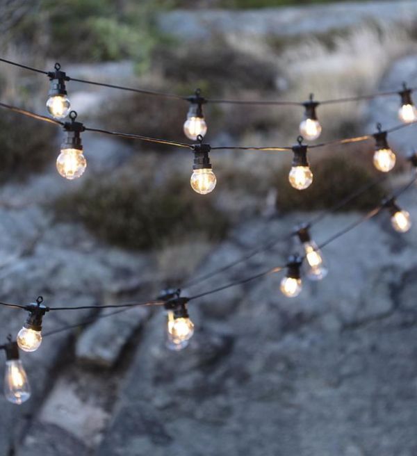 Ogrodowa girlanda LED Garden 24 z małymi żarówkami i klasą szczelności IP44