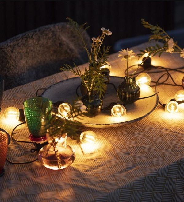 Ogrodowa girlanda LED Garden 24 z małymi żarówkami i klasą szczelności IP44